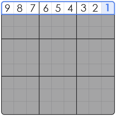 how to fill sudoku fast